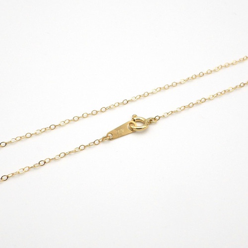 K18 平あずきチェーン 40cm ネックレス チェーン 18金 18k 小判