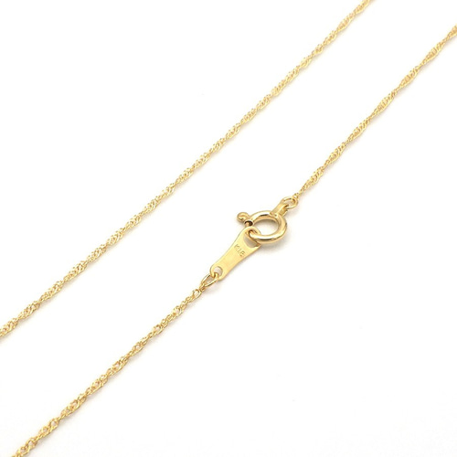 K18 スクリューチェーン 40cm ネックレス チェーン 18金 18K
