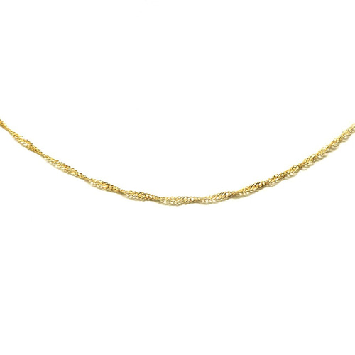 K18 スクリューチェーン 40cm ネックレス チェーン 18金 18K ひねり