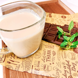 【送料無料】チョコミン党さん必見！キャロブで作るチョコミント味のココア♡レシピ付 2枚目の画像