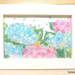 筆文字アート〜和〜＊水彩木製フレーム 書道 hanako-color 通販