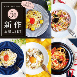 ★送料込★お得な新作ずらりお試し5種SET【パスタソース5種類＋送料 】 1枚目の画像