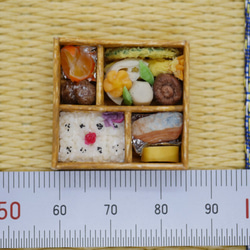 【受注生産 ミニチュア】　幕ノ内弁当 3枚目の画像