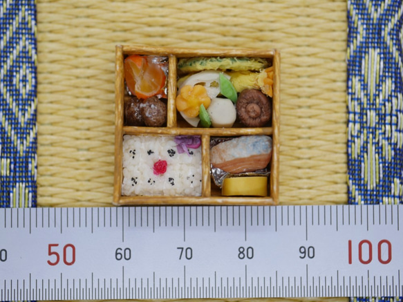 【受注生産 ミニチュア】　幕ノ内弁当 3枚目の画像