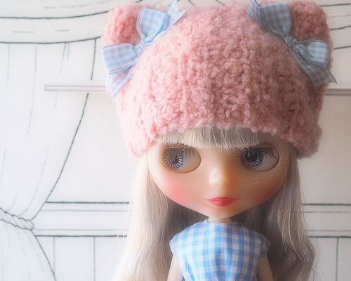 ブライス用♡猫耳ニット帽 おもちゃ・人形 neko a la mode 通販