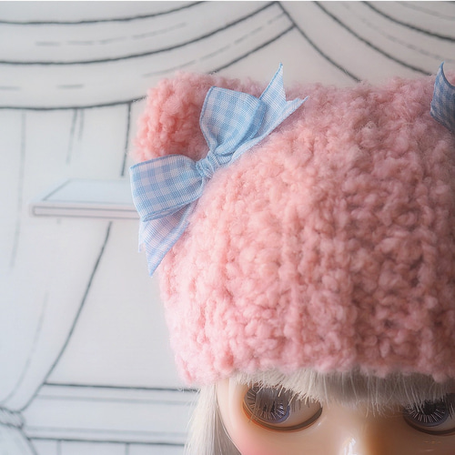 ブライス用♡猫耳ニット帽 おもちゃ・人形 neko a la mode 通販