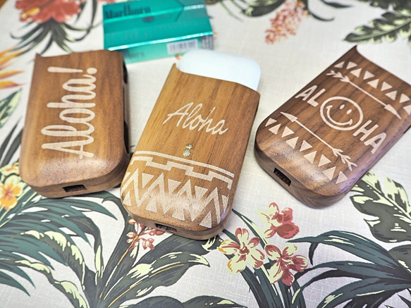 iQOS WOOD CASE (Aloha pineapple) 5枚目の画像