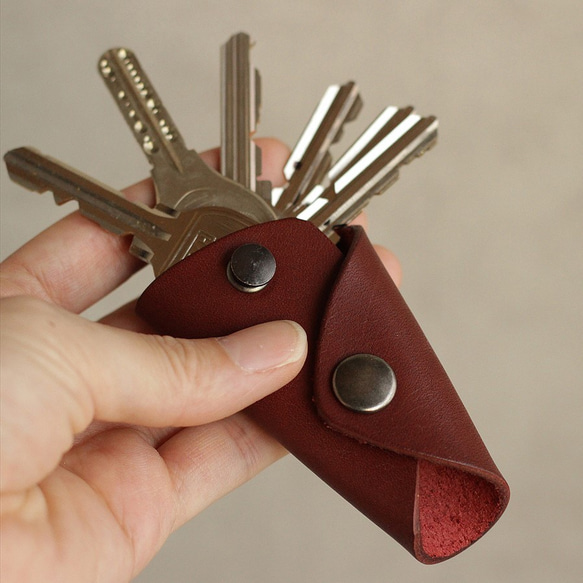 /免運費/ 貝殼形鑰匙包 最多可容納 6 把鑰匙❕ 因方便存放鑰匙而受歡迎⭕ olk-5-m 第1張的照片