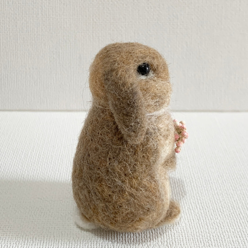 羊毛フェルト うたっち ホーランドロップ ｜ 羊毛うさぎ