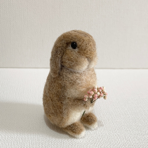 カスタマイズ可】羊毛フェルト うたっち ホーランドロップ