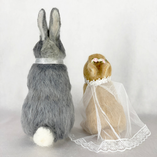 ウェルカムドール　ウサギ　ハンドメイド うさぎさんのウェルカムドール⭐︎あみぐるみ ハンドメイド