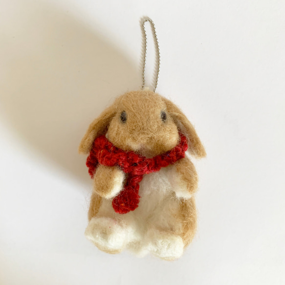 ちょろすけ様　うさぎ羊毛フェルトストラップ ちょろすけ様うさぎ羊毛フェルトストラップ