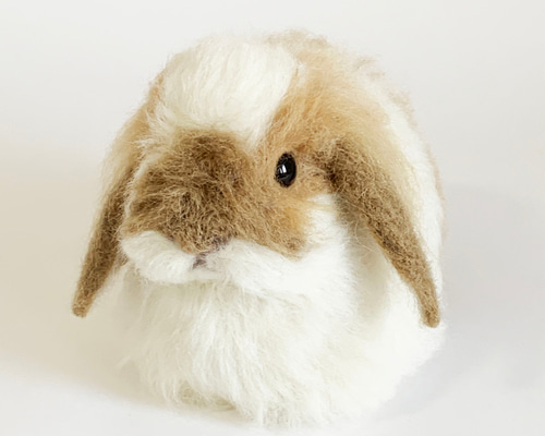 作家　アーティスト　手作り　うさぎ　ラビット　フェルト　キャップ　帽子　美品 うさぎ キャラクター デザイン キャップ メンズ ウール ブラック