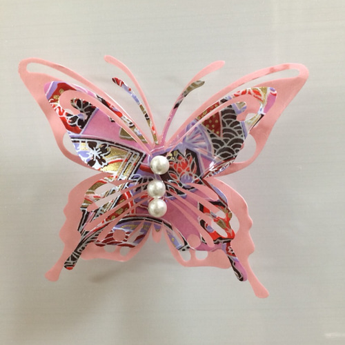 立体切り絵 蝶々のマグネット その他インテリア雑貨 Nino 通販