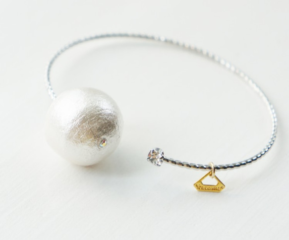 SV big cottonpearl bangle 第1張的照片