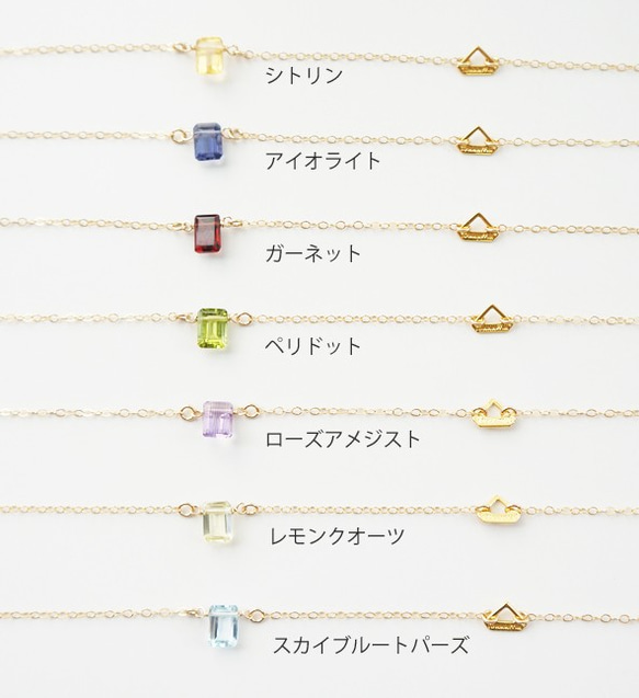 K14gf candy color necklace 第3張的照片