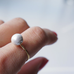 cotton pearl wire point ring order 第3張的照片