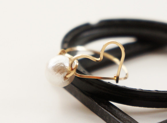 K14gf heart ring order 第2張的照片