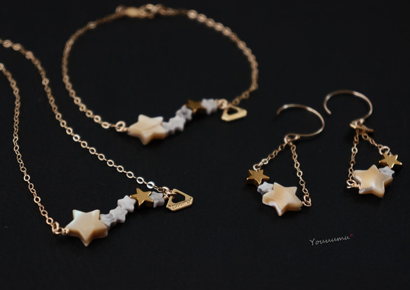 ★～shooting star necklace　 4枚目の画像