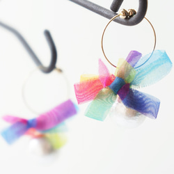 rainbowflower earring 第2張的照片