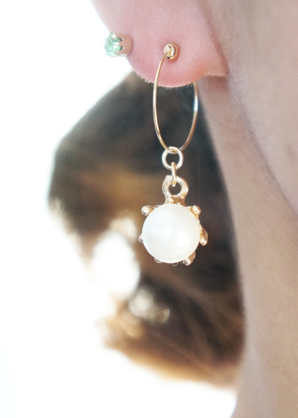 【Noël avec Youuumu*】　Noël Ornement earring 3枚目の画像