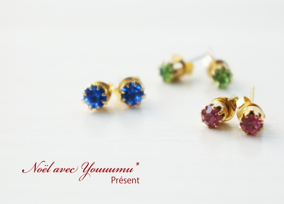 【Noël avec Youuumu*】　Noël Ornement earring 5枚目の画像