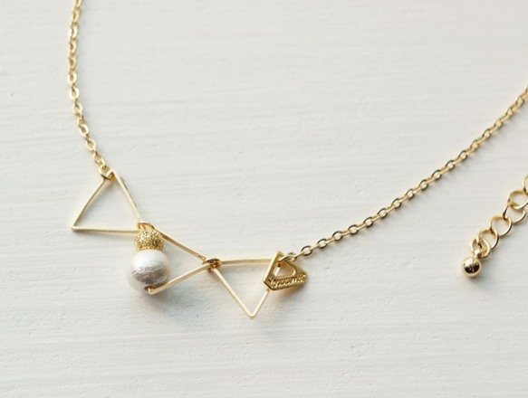 petit▽▽▽triangle necklace 第2張的照片