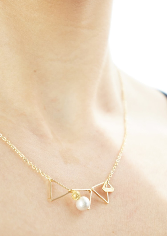 petit▽▽▽triangle necklace 第3張的照片