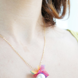 rainbowflower necklace 3枚目の画像