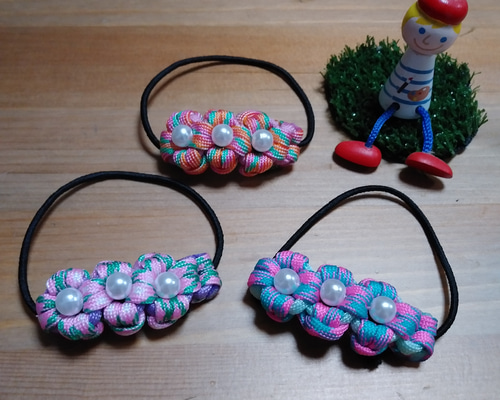 お花チャーム　じゃら　ヘアゴム　2番のみ¥120画像3枚目見てください 0_82a0649a961afd1642ef79301fce