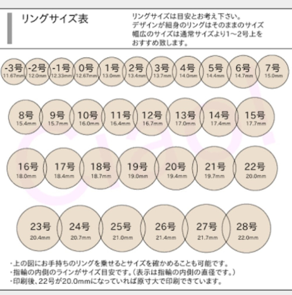 14kgf  フリーサイズ オーダー ファランジリング 4枚目の画像