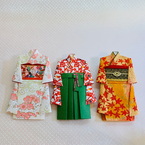着物とはかまのポチ袋 お年玉袋 3点セット ぽち袋・お年玉袋 海外滞在