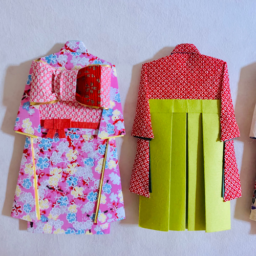 着物とはかまのポチ袋 お年玉袋 5点セット ぽち袋・お年玉袋