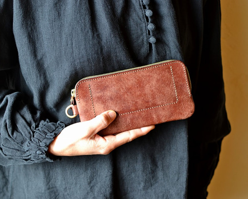 【永井ぷりん様 オーダー】ぽてっとポーチ2点・アコーディオン長財布 永井ぷりん様 オーダー】ぽてっとポーチ2点・アコーディオン長財布