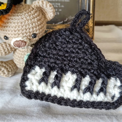 ハロウィン あみぐるみ くまさん☆ピアノ あみぐるみ poca*poca 通販