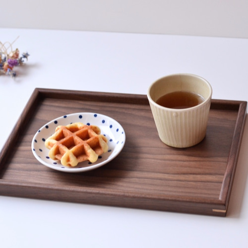 アメリカンウォールナット カフェトレー 小さなトレー 小さな