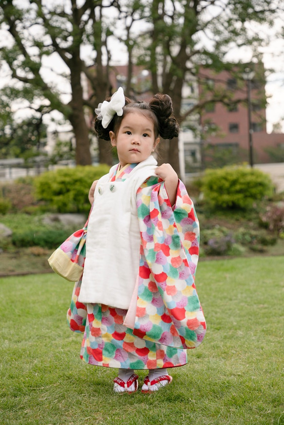 【世界で1点のみ】3才お祝い着セット 1枚目の画像