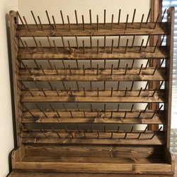 ダリヤ印 ミシン糸棚 アンティーク棚 ダリヤ印 ミシン糸棚 アンティーク棚