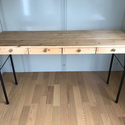 サイズオーダー ウッドワークテーブル 無垢材 作業台 カウンター 机