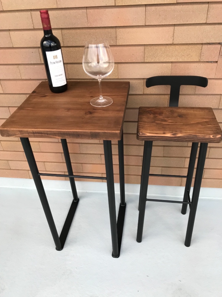 オシャレ　アイアン　バーテーブル　デスク　スツールセットセット オシャレ　アイアン　バーテーブル　デスク　スツールセットセット