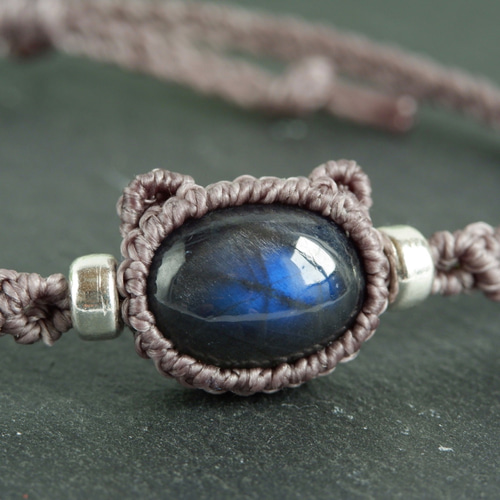 ご予約ヘマタイト　猫　ブレスレット　オーロラ　8-138 ご予約ヘマタイト 猫 ブレスレット オーロラ 8-138