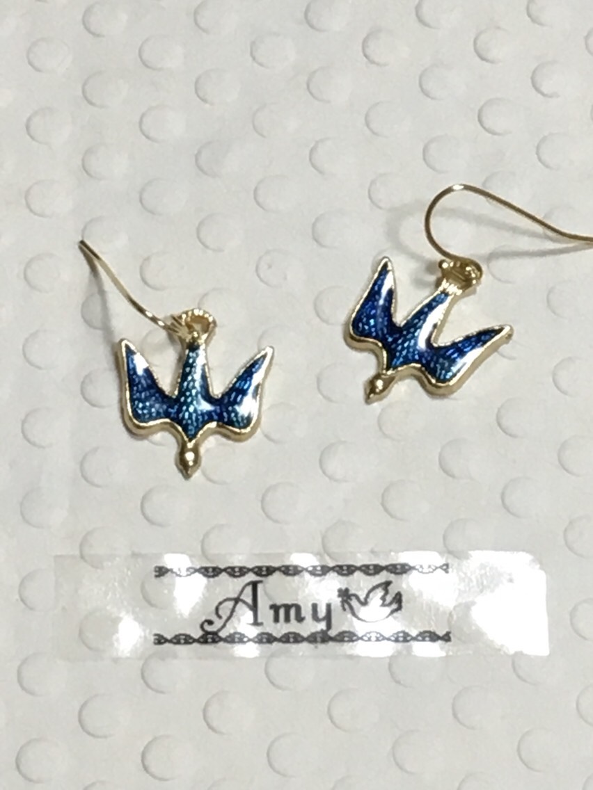 鳩のピアス ピアス（フック・チェーン） Amy 通販 4287727｜Creema
