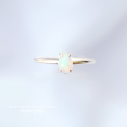 18kgp 天然石ガーネット リング silver925 スクエア 指輪・リング