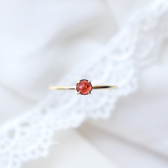 ガーネット 天然石リング g378オジュール ete agete nojess（Cartier  