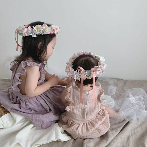 花冠 ラプンツェルカラー ベビー ヘッドドレス（アクセサリー