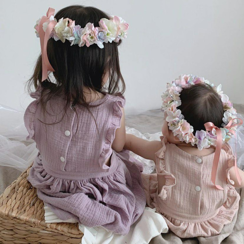花冠 ラプンツェルカラー ベビー ヘッドドレス（アクセサリー