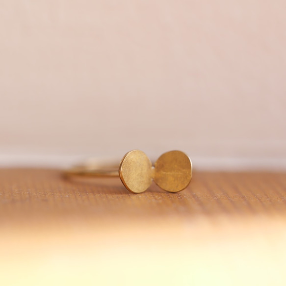 [每日感恩節促銷]黃銅Mebae戒指13號的尺寸僅限於1件 第2張的照片