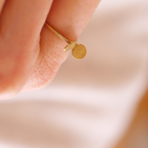 [每日感恩節促銷]黃銅Mebae戒指13號的尺寸僅限於1件 第7張的照片