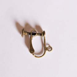 再次上架【特價耳環】黃銅貓耳環定做 第6張的照片