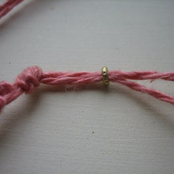再次上架 BRASS SWING 亞麻繩吊墜 訂製 10 種繩子顏色可供選擇♪ 第5張的照片